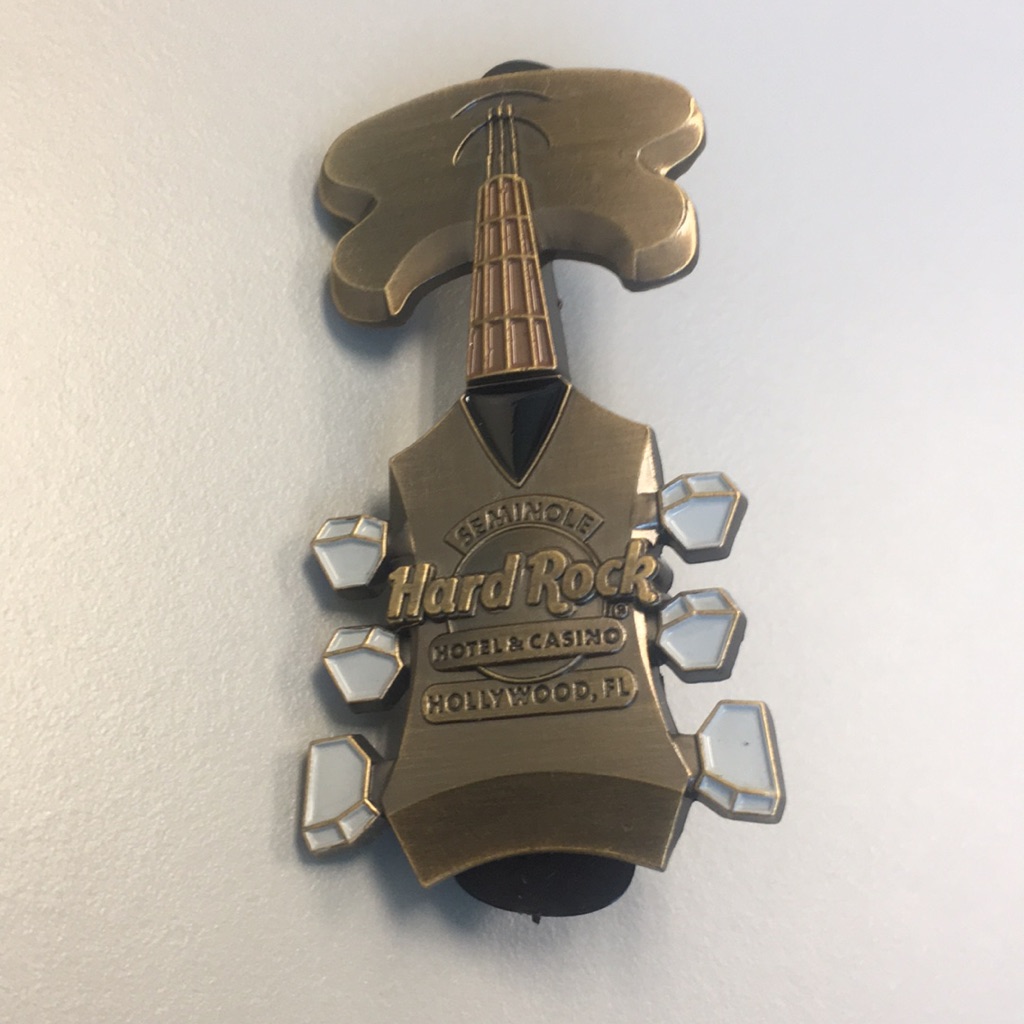 Hard Rock Hotel & Casino Guitar Head Pin 2012